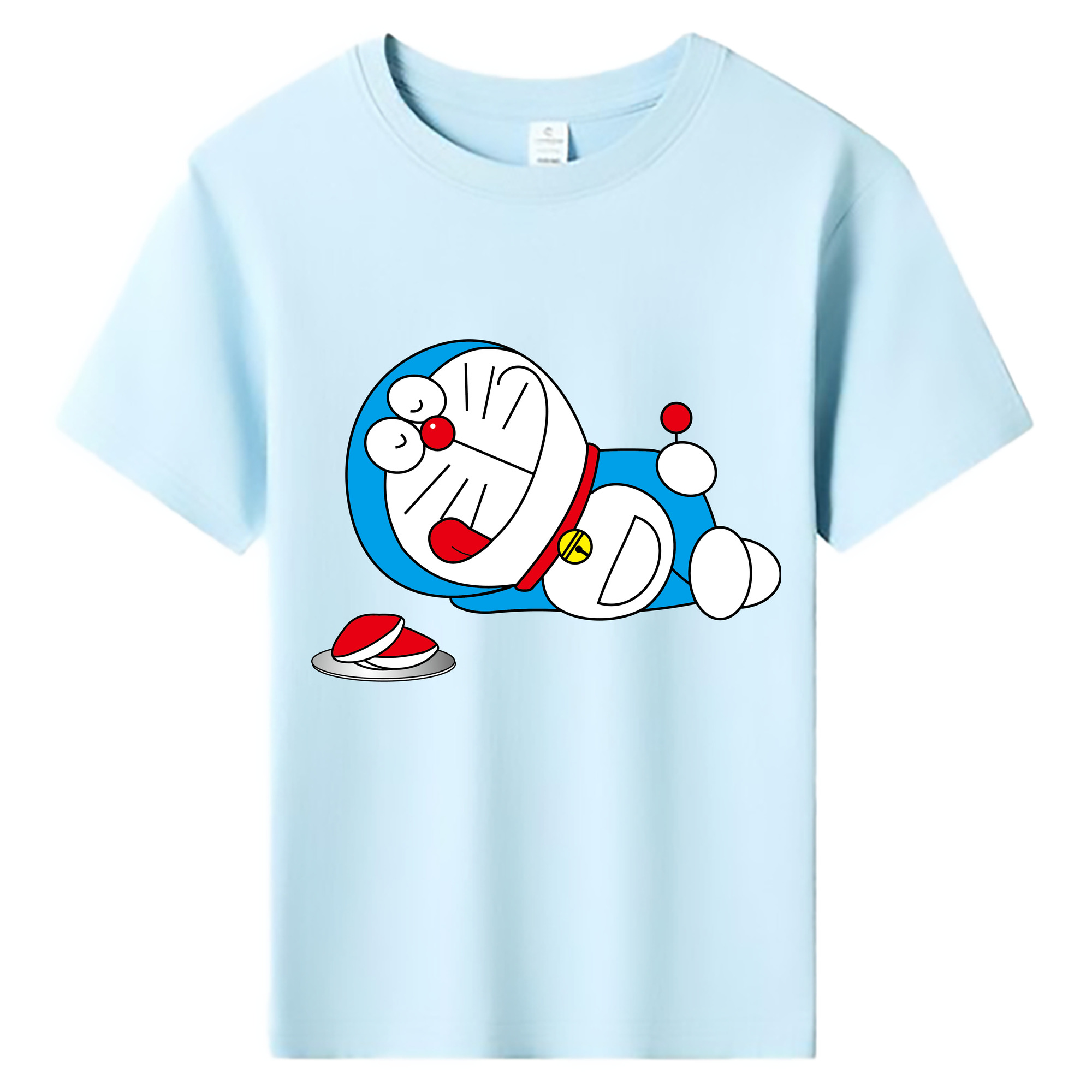（画像用） ドラえもん Doraemon 綿100％キッズTシャツ（フロントプリント）